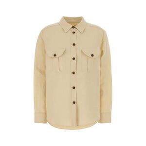 Blaze Women Cream Linen Blend Savannah Shirt